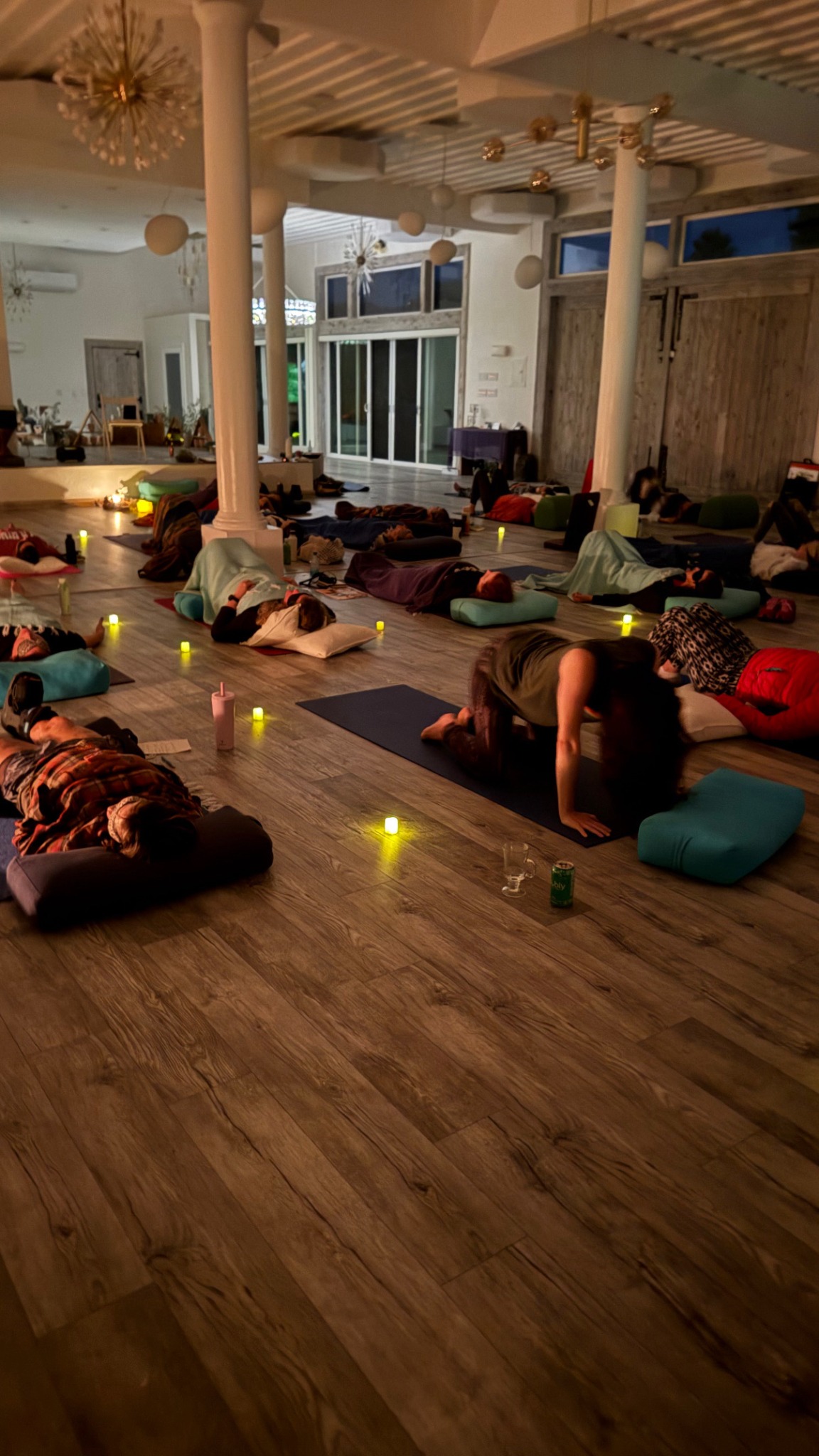 A real Ritual Breathwork group gathered on mats