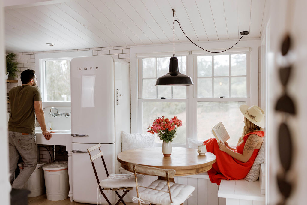 A quiet sunlit kitchen nook made for everyday rituals